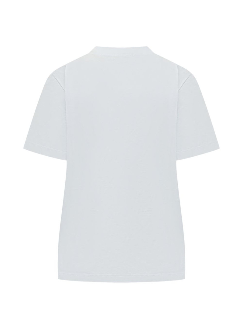 MSGM crewneck graphic T-shirt outlook
