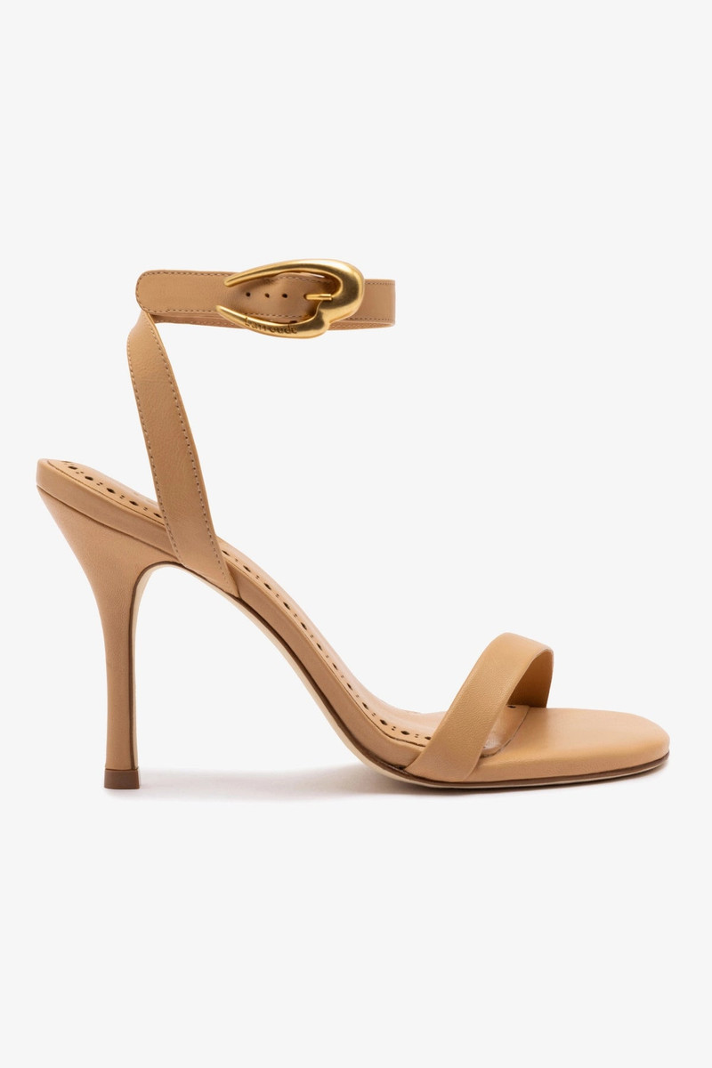 Verona Sandal In Tan Leather 1