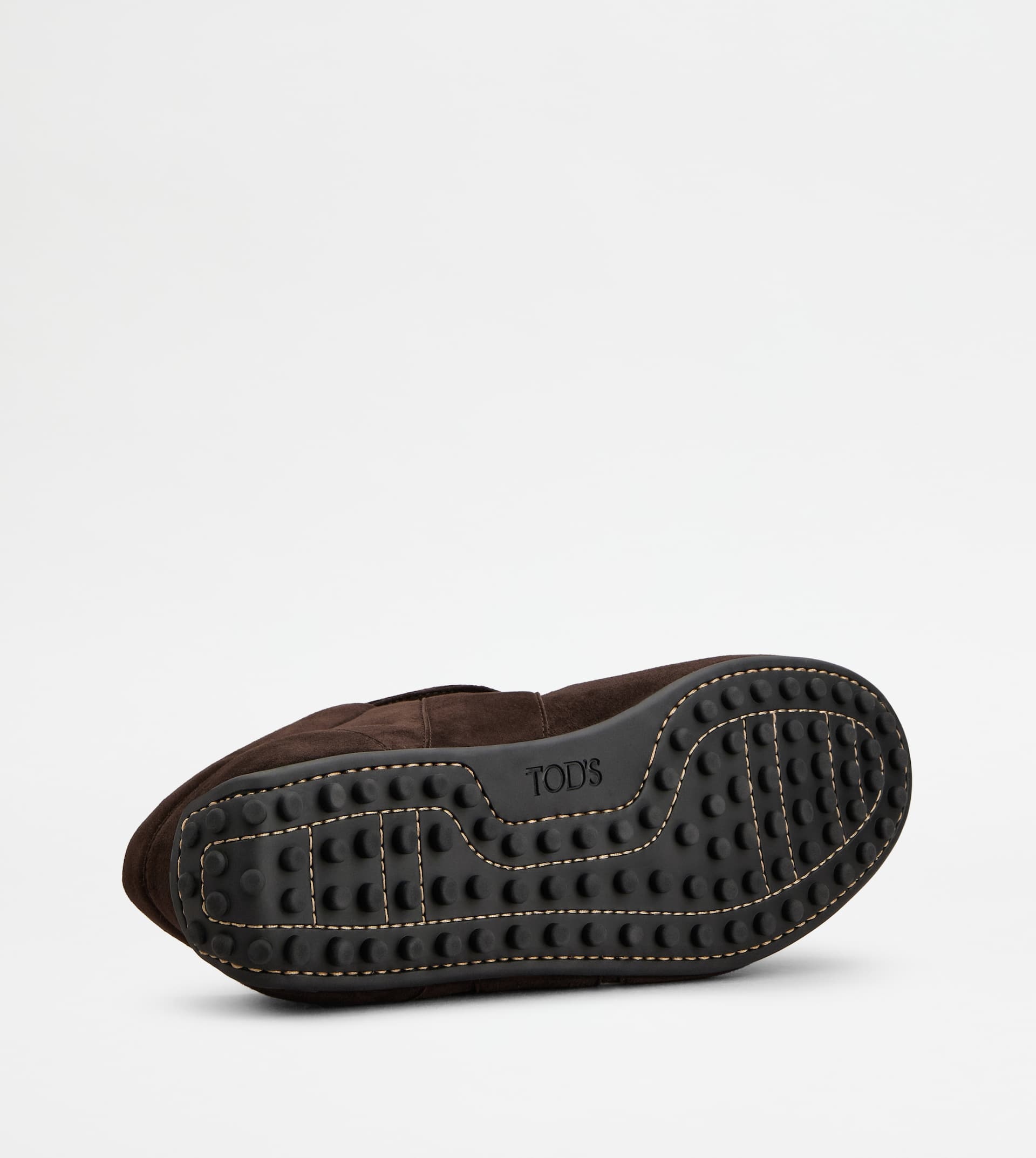 TOD'S T-MARATHON SNEAKERS IN SUEDE - BROWN - 4