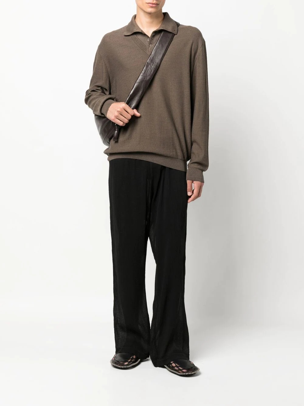 trompe l'oeil layered jumper - 2