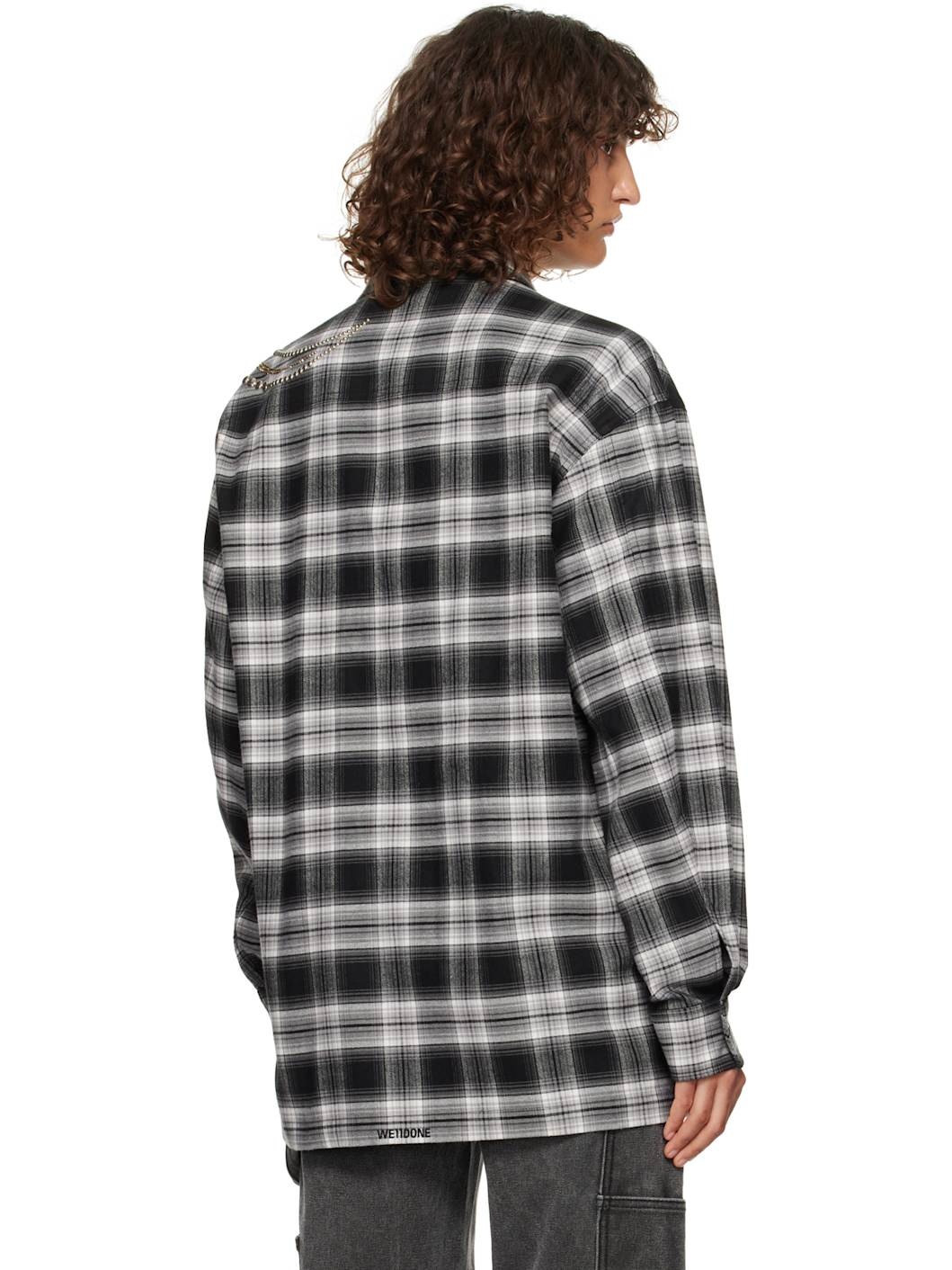 Black Meteor Check Shirt - 3