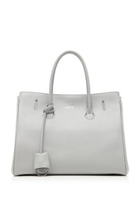 BALENCIAGA Hampton Small Leather Carry-All Bag grey