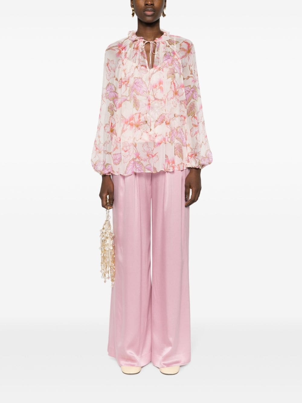 Matchmaker Billow floral-print blouse - 2