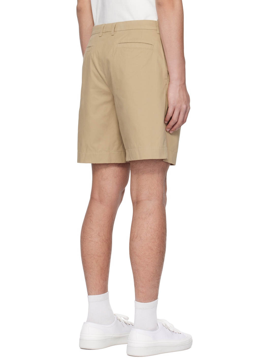 Beige Crew Shorts - 3