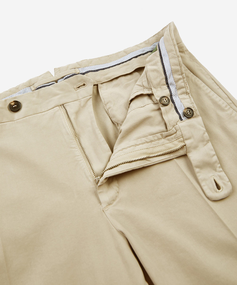 Tapered-fit cotton and lyocell trousers 6