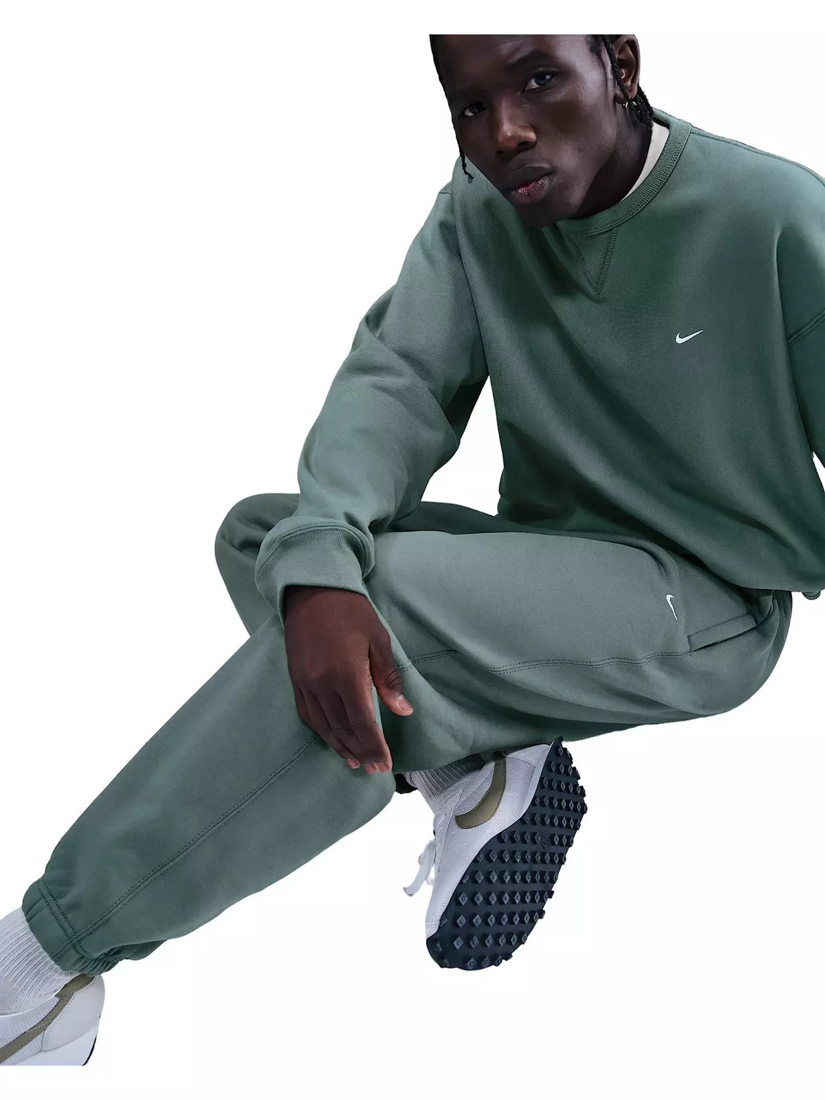 Men's Solo Swoosh Cuffed Fleece Pants - 5