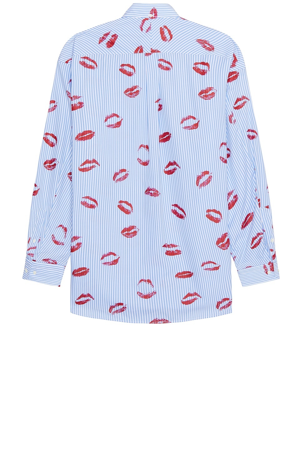 Back Gusset Lip Pattern Shirt - 2