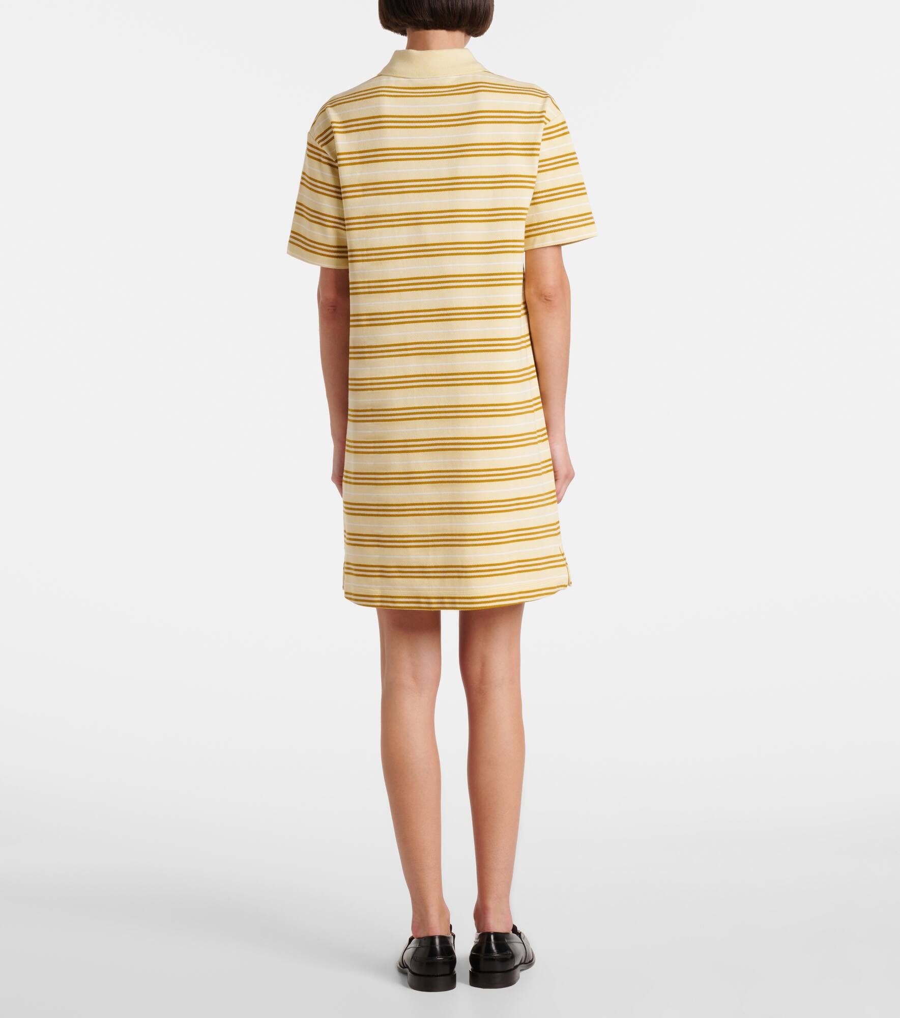 Icon Stripe cotton piquet minidress - 3