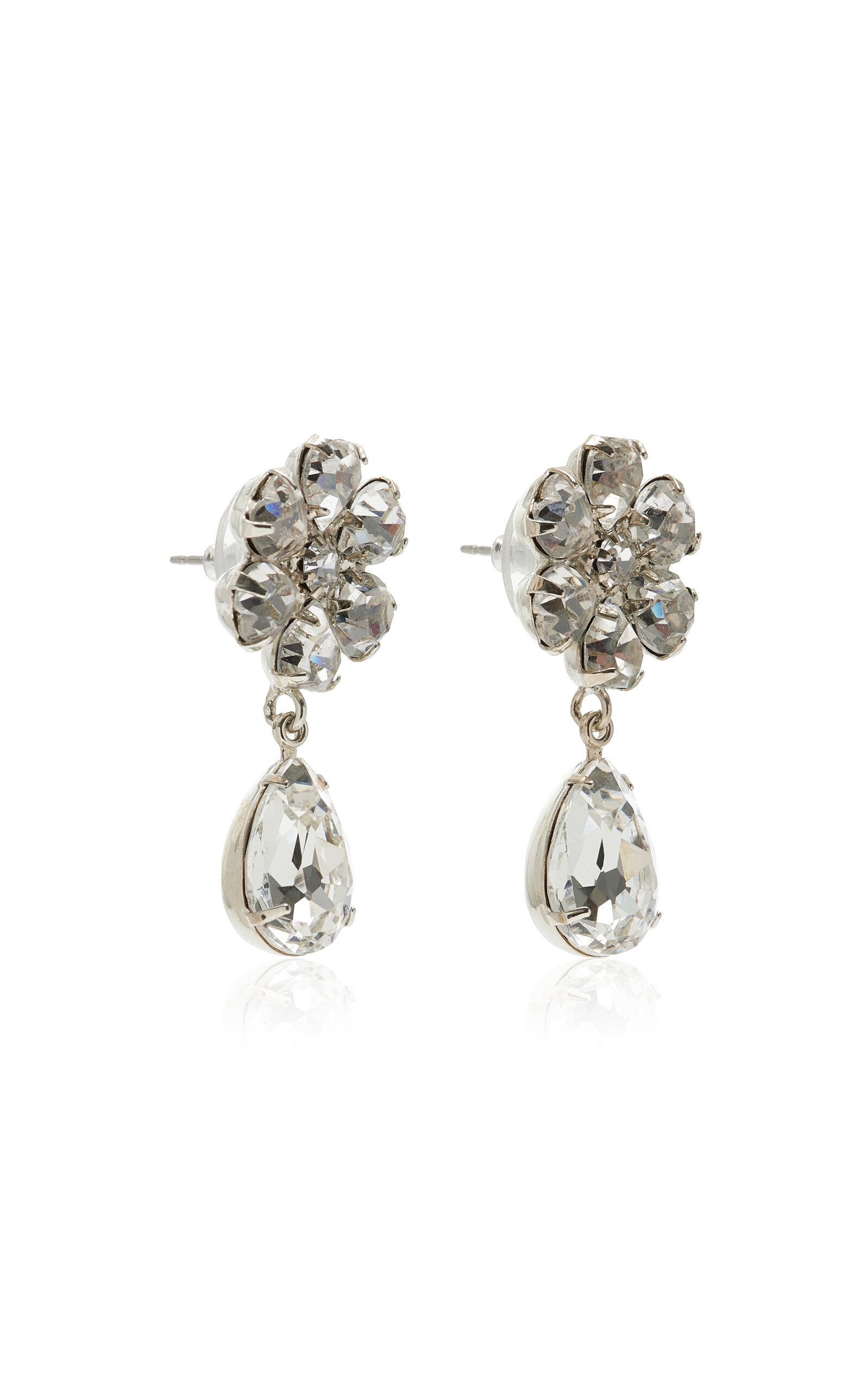 Sydney Silver-Plated Crystal Earrings silver - 2
