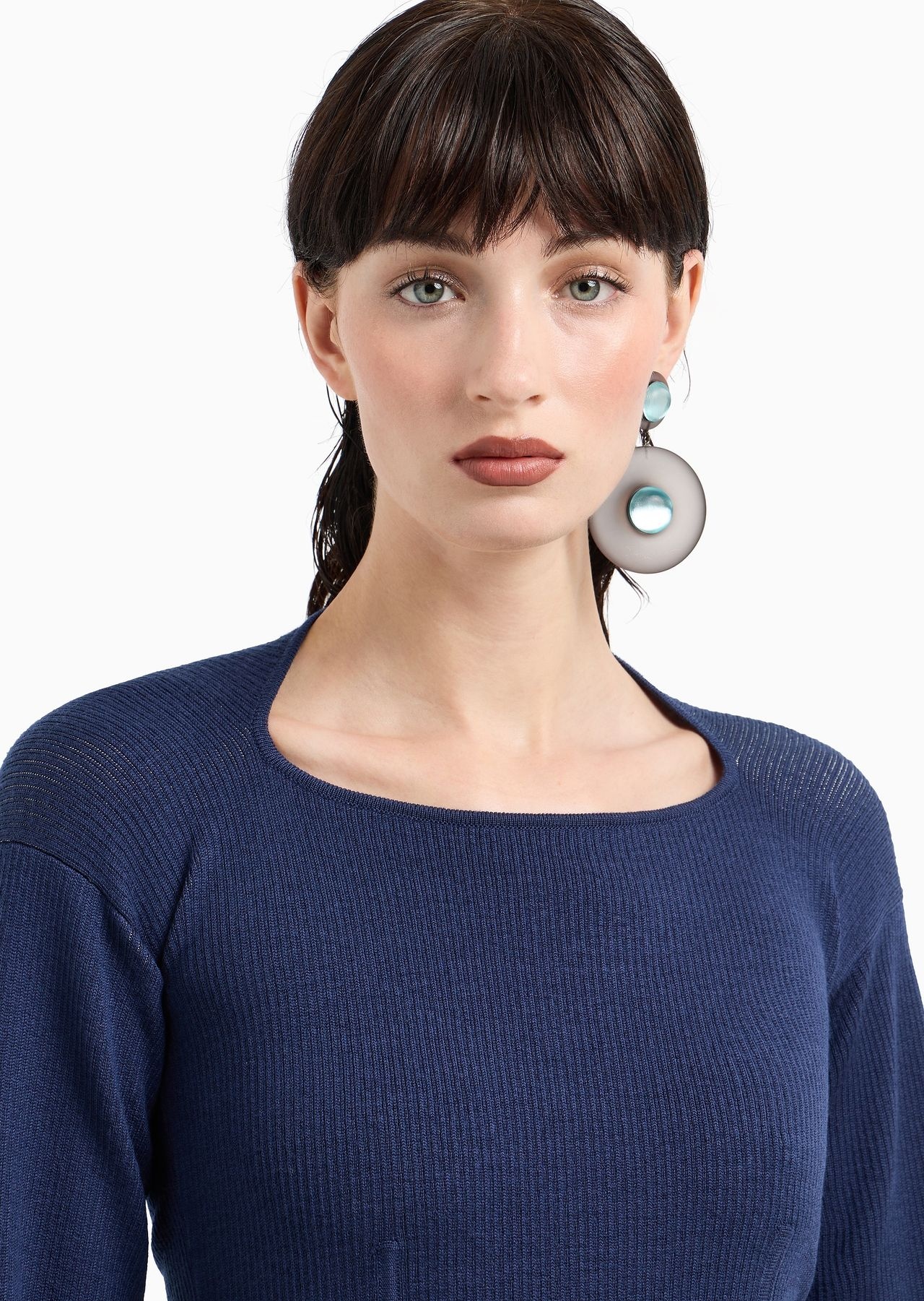 Ribbed viscose-and-wool jumper - 5