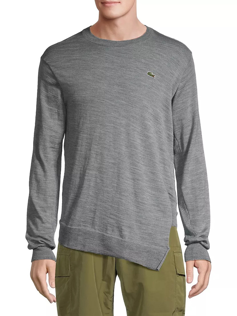 ​Comme des Garcons SHIRT x Lacoste Wool Asymmetrical Sweater 3