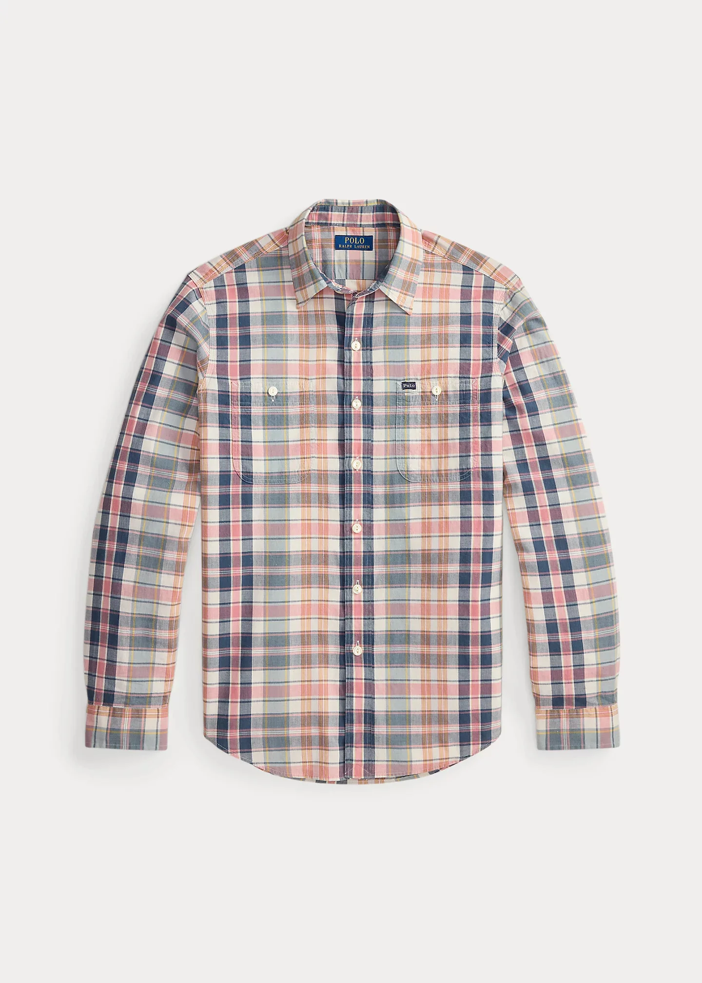 Classic Fit Madras Workshirt - 1