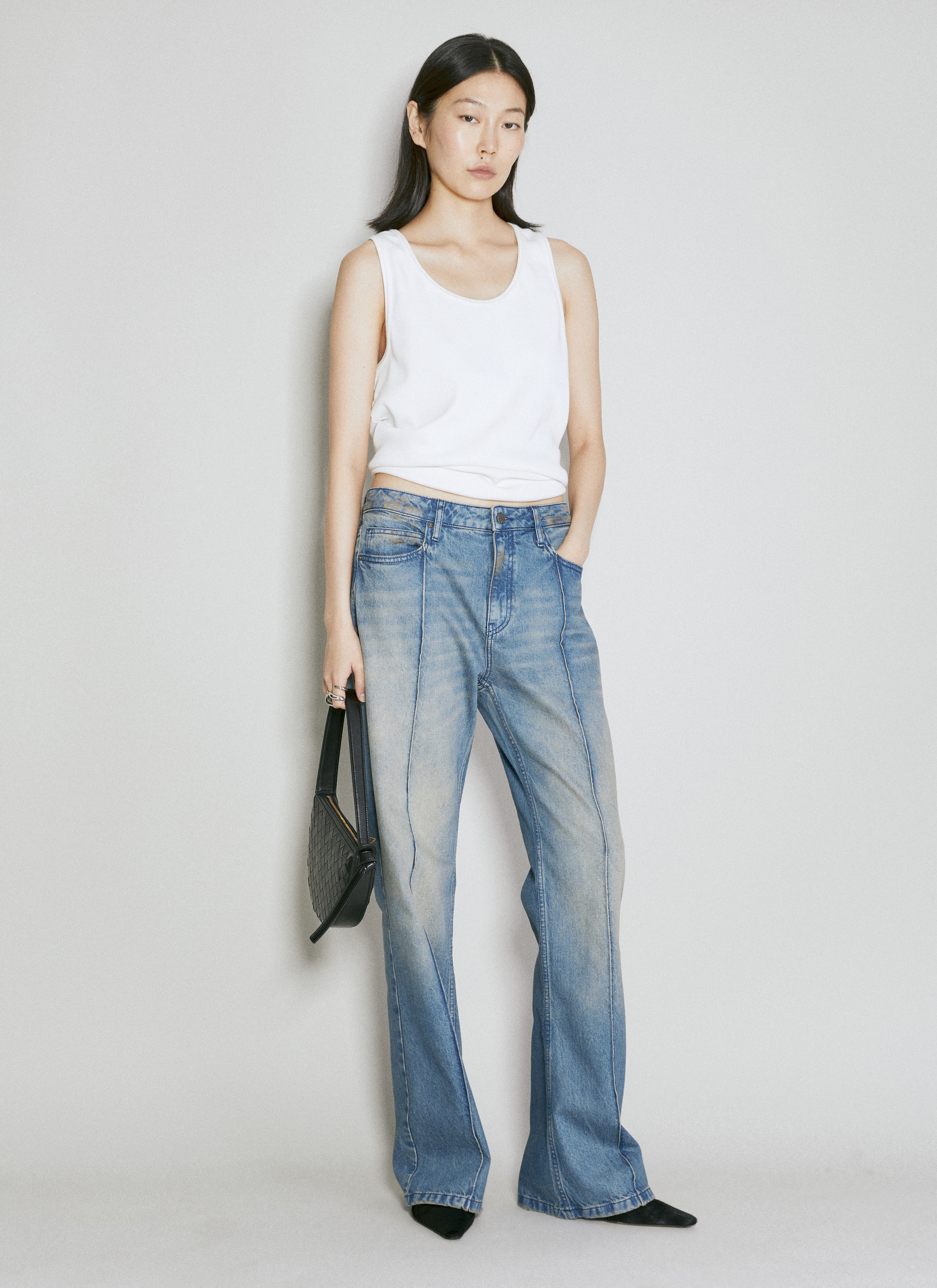 Stained Flared Jeans - 1