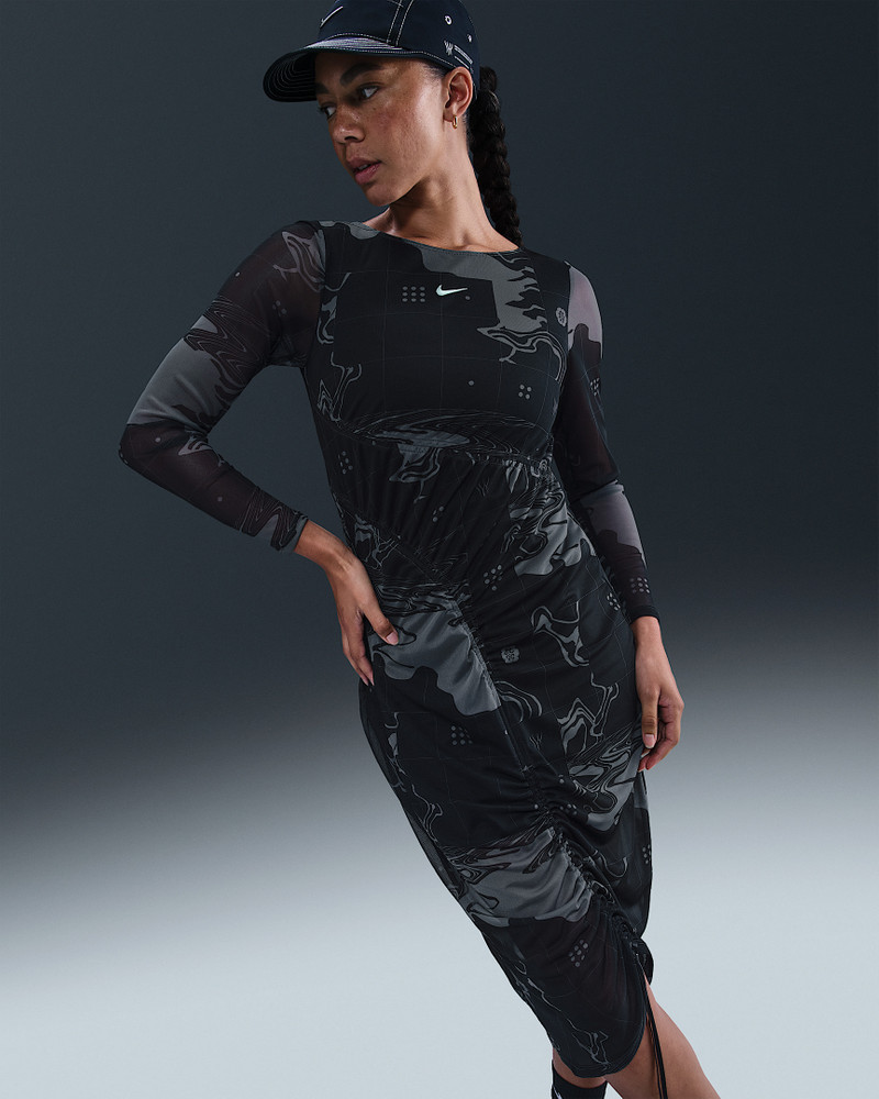 Nike Serena Williams Design Crew Women's Mesh Midi Dress outlook