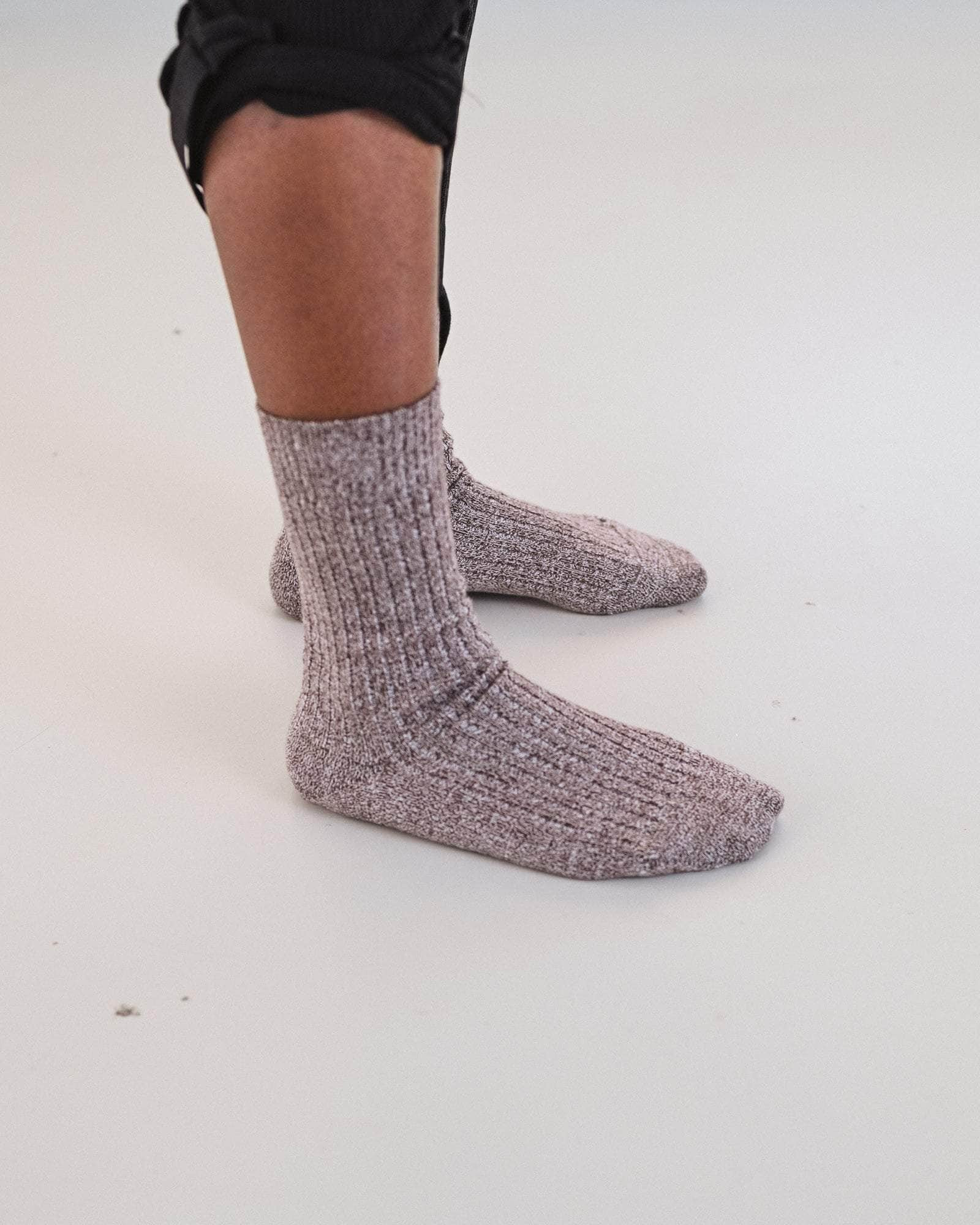Rib Overankle Socks - Organic Cotton Rib - 4