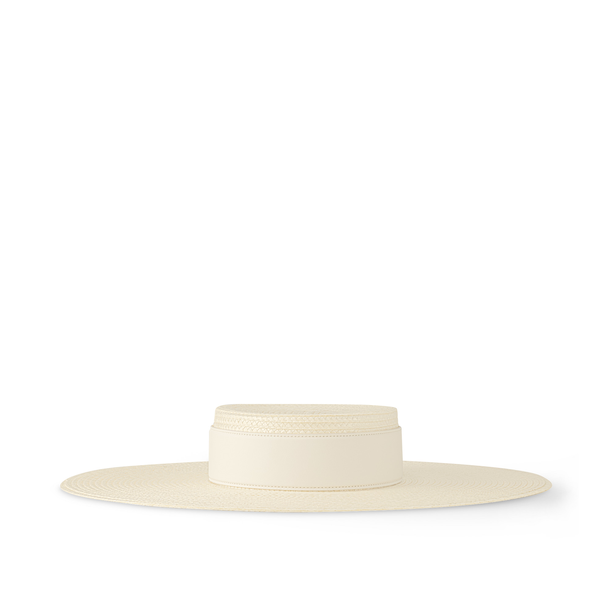 Straw Boxy Hat - 1