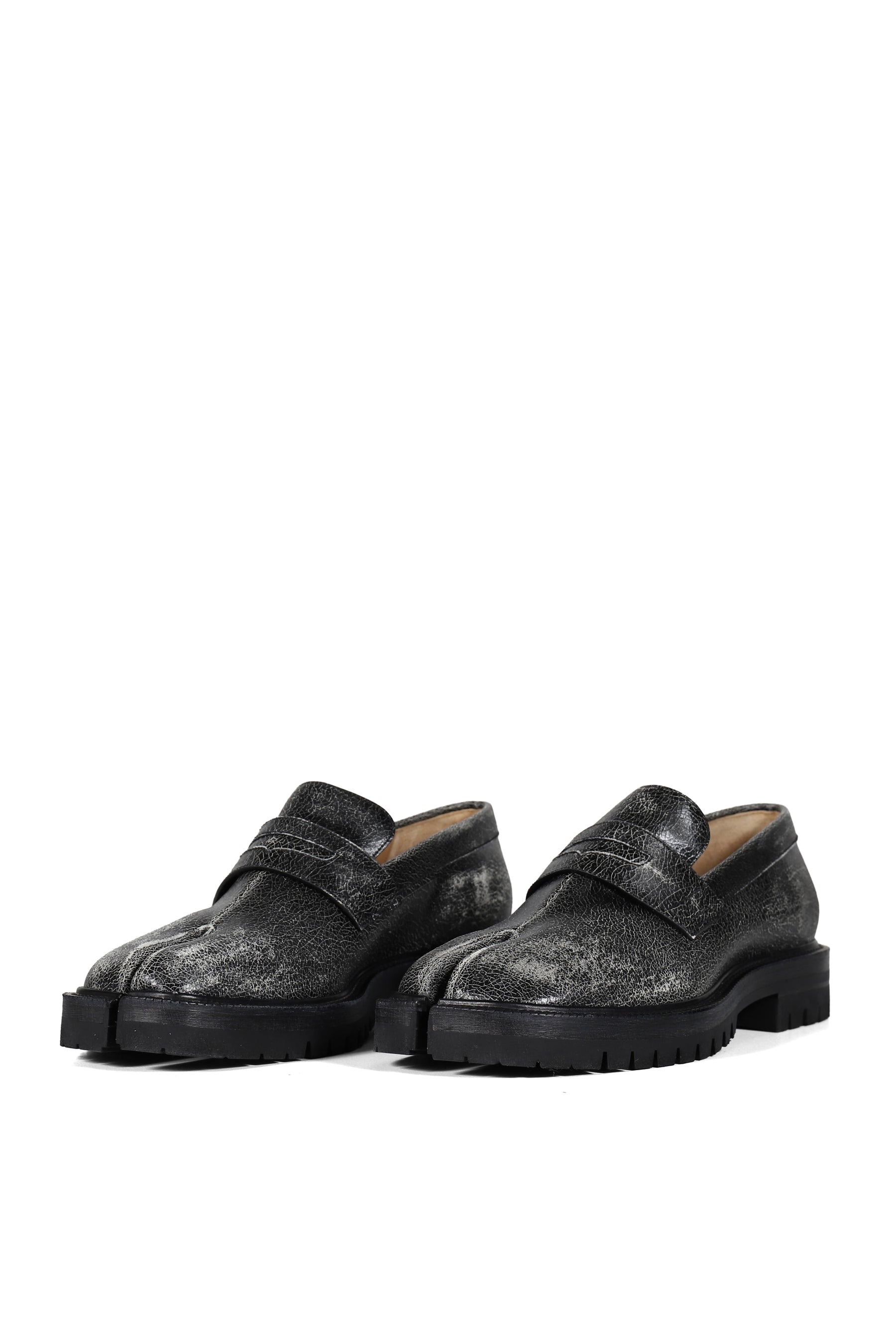 TABI COUNTY LOAFER / BLK WHT - 6