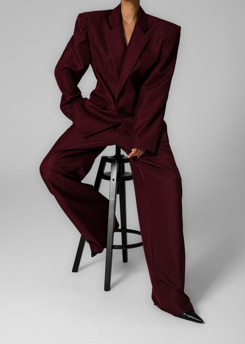Jun Blazer - Burgundy 5