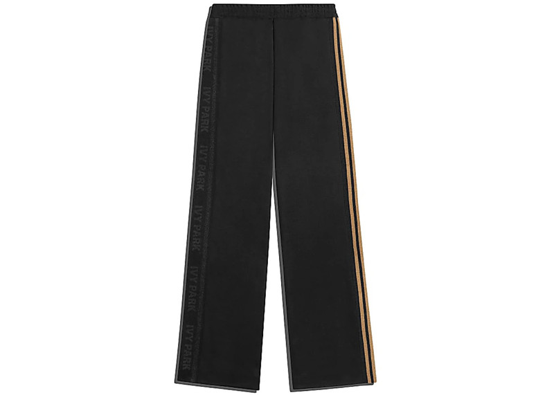 adidas adidas Ivy Park 3-Stripes Suit Pants Black/Mesa outlook