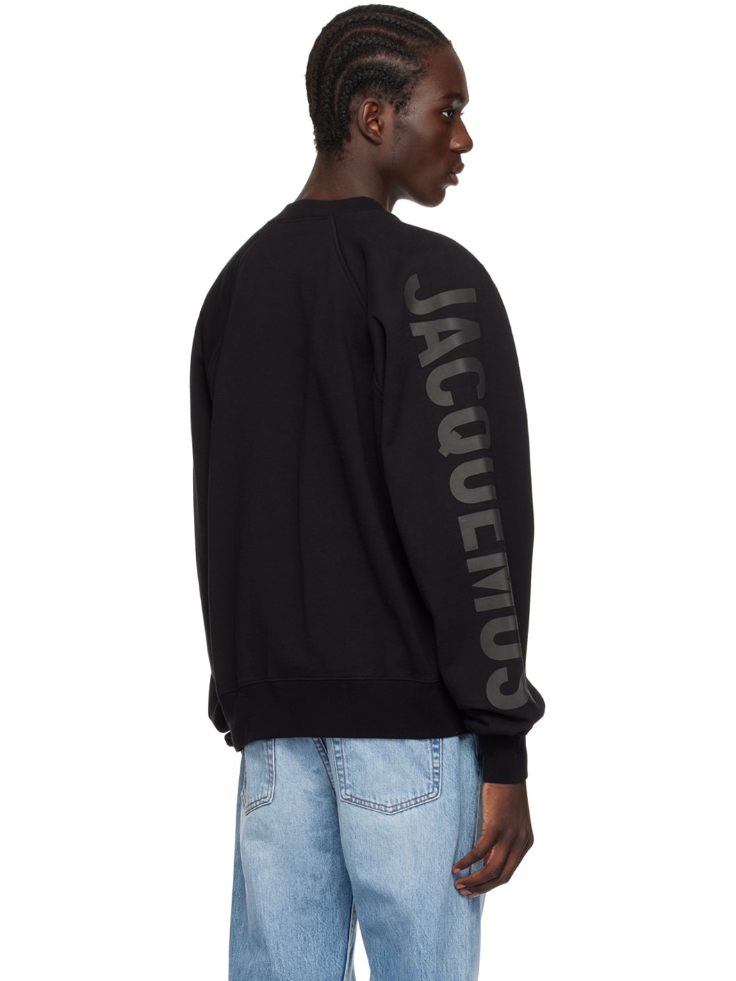 Black Les Classiques 'Le Sweatshirt Typo' Sweatshirt - 3