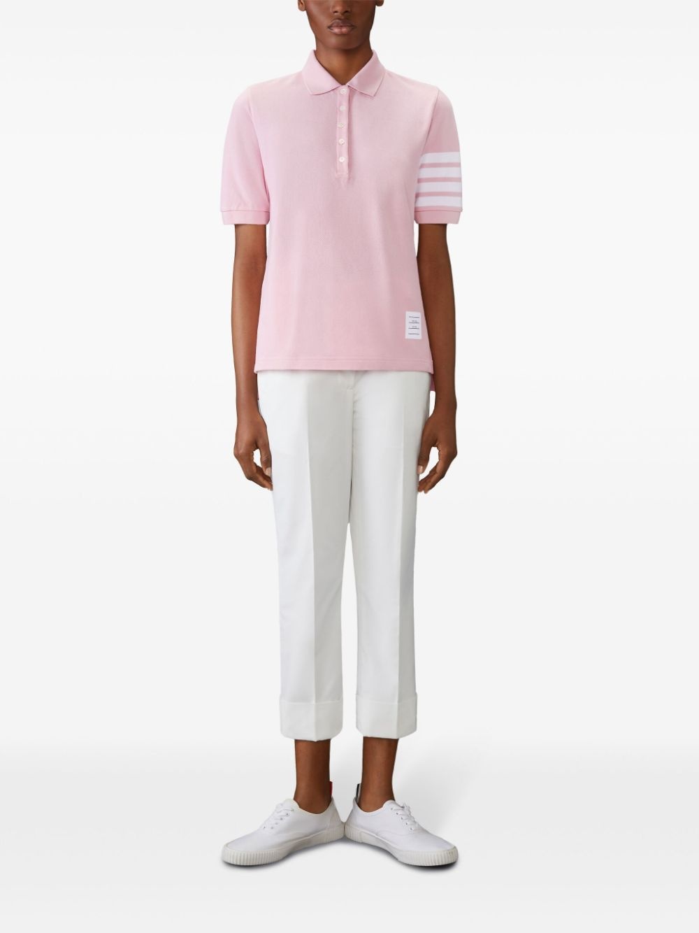 4-Bar piquÃ©-weave polo shirt - 2