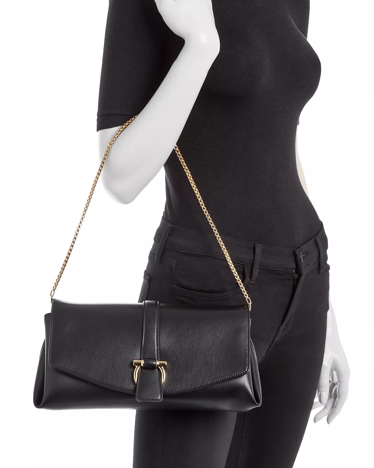 Leather Medium Crossbody Bag - 2