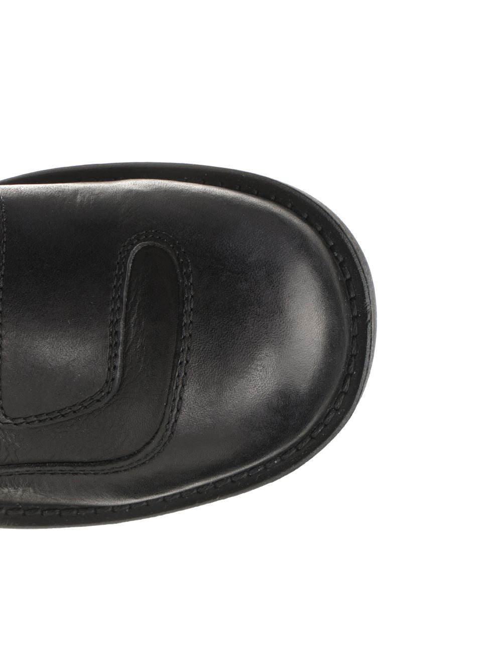 Leather Ankle Boots Black - 4