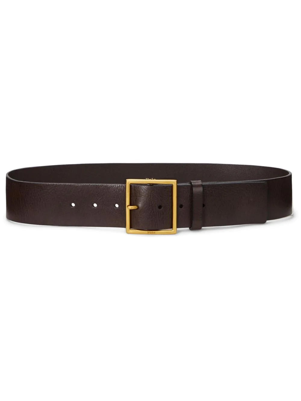 pin-buckle leather belt - 1