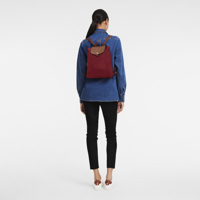Longchamp Le Pliage Original Backpack Red - Recycled canvas outlook