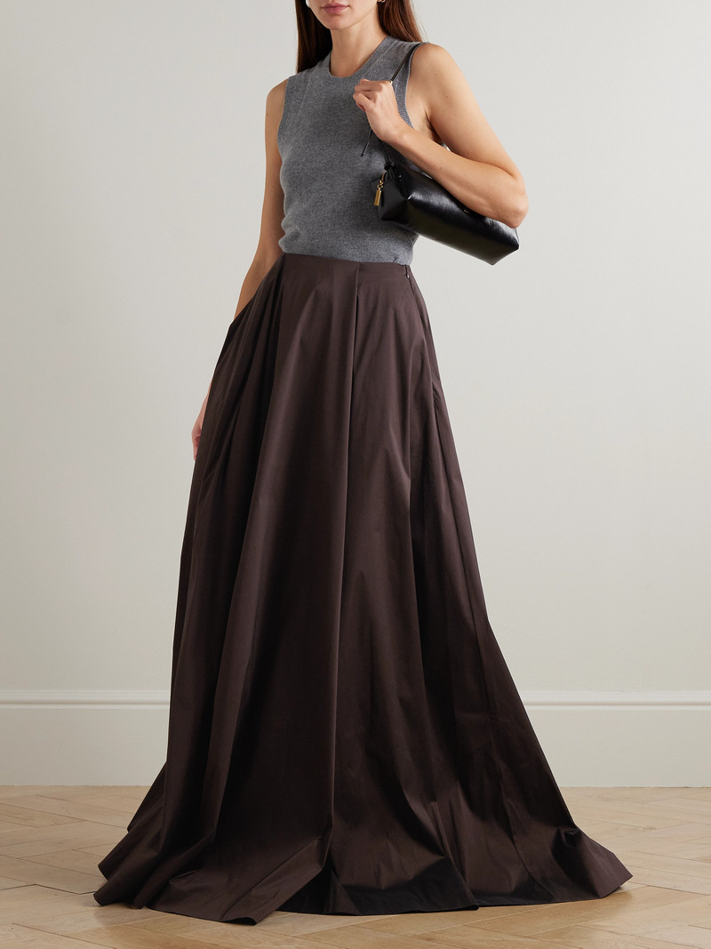 BERNADETTE Kennedy Taffeta Maxi Skirt outlook