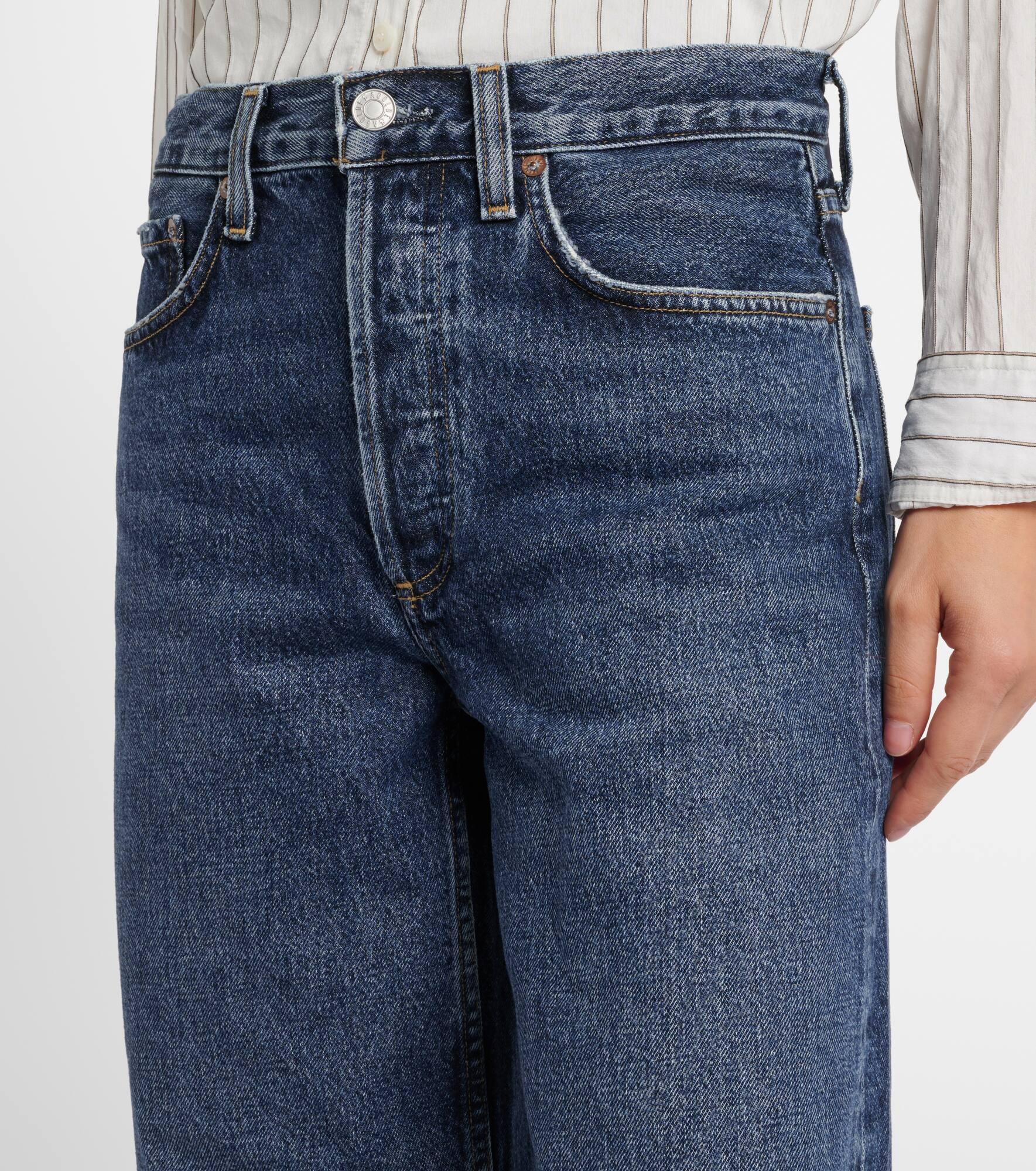 Arc cropped mid-rise wide-leg jeans - 4