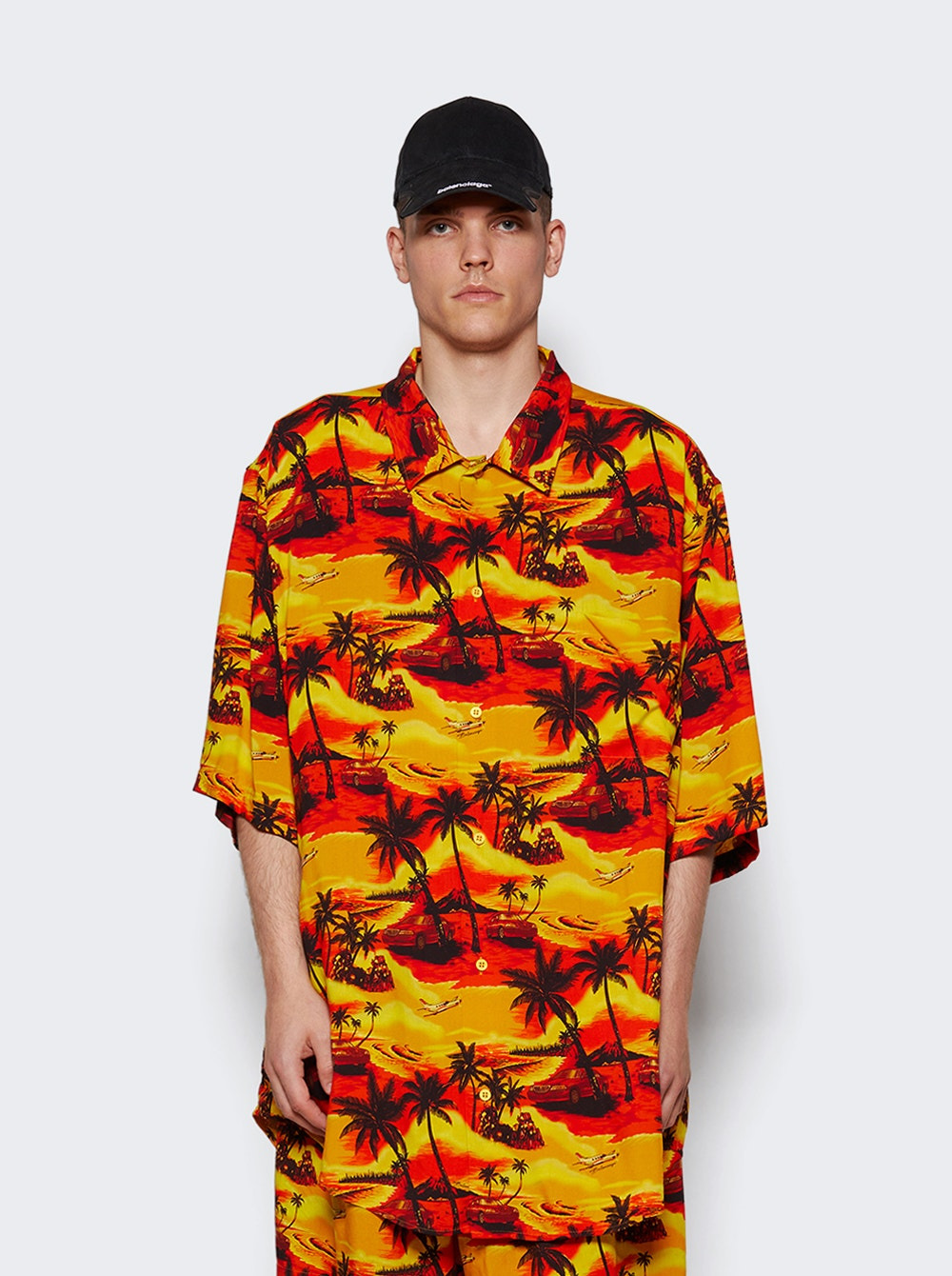 Minimal Short Sleeve Shirt Orange - 3
