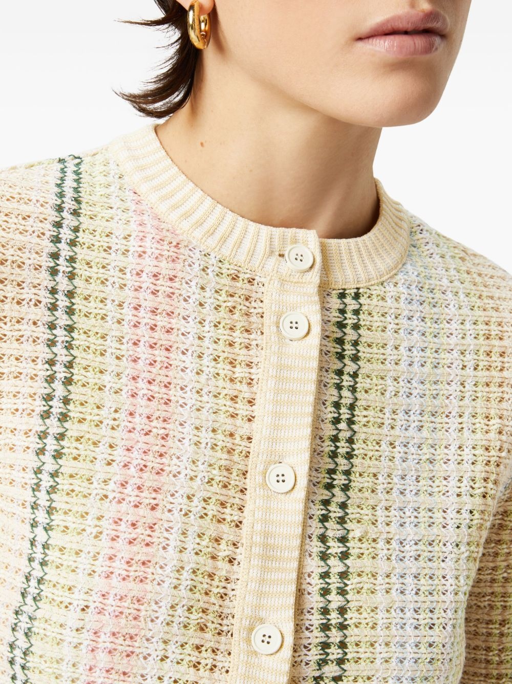 button-up cardigan - 4