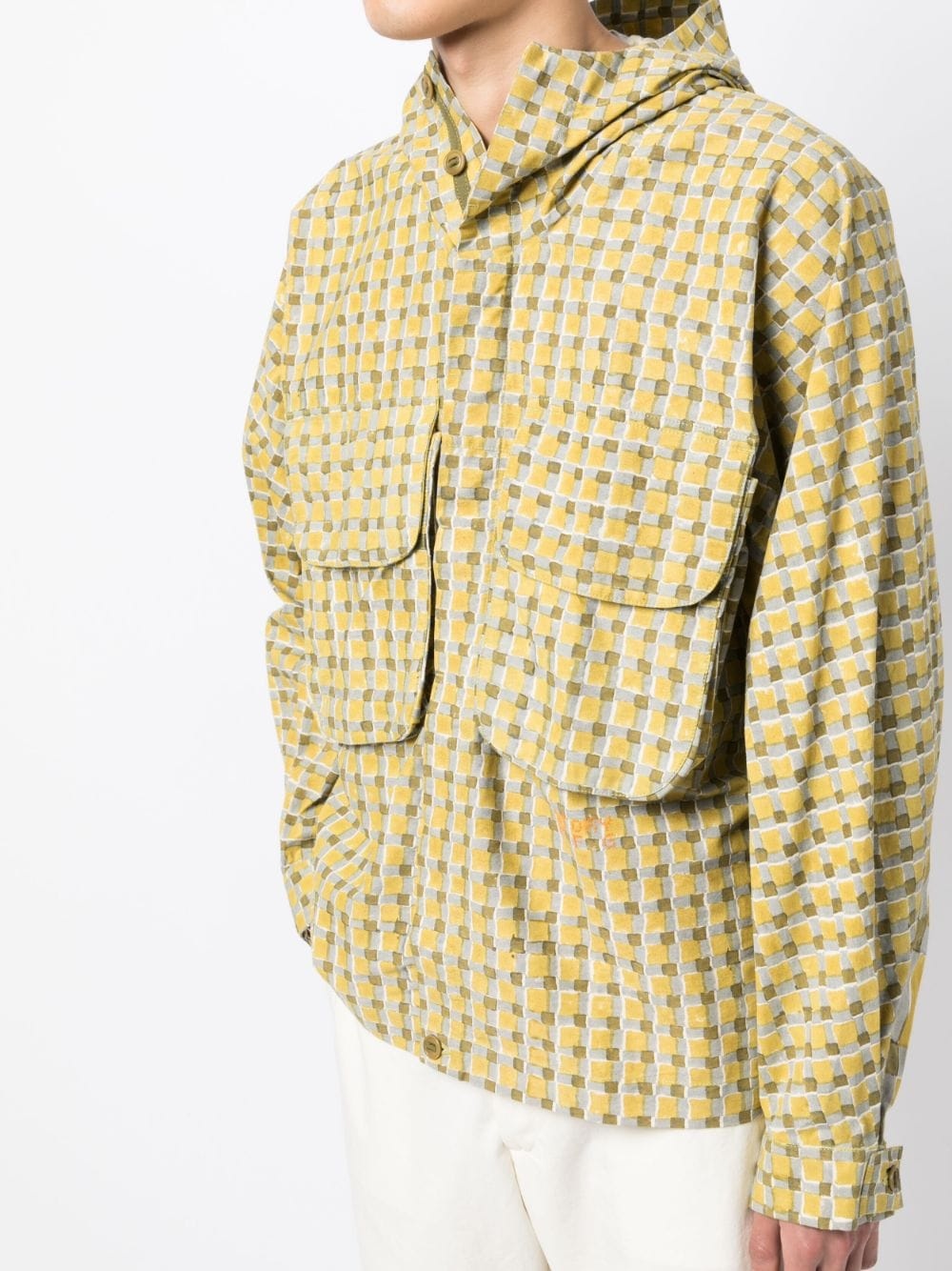 Forager check-print jacket - 5