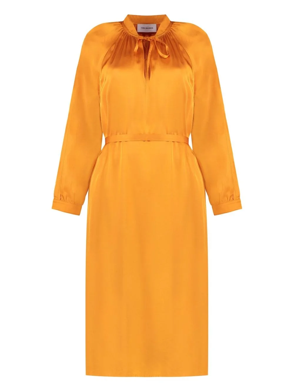 satin midi dress - 1