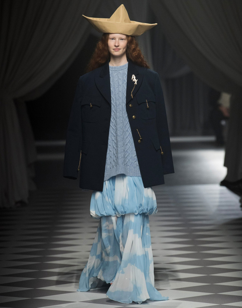 Moschino LONG SKIRT WITH ""IN THE CLOUD"" PRINT outlook