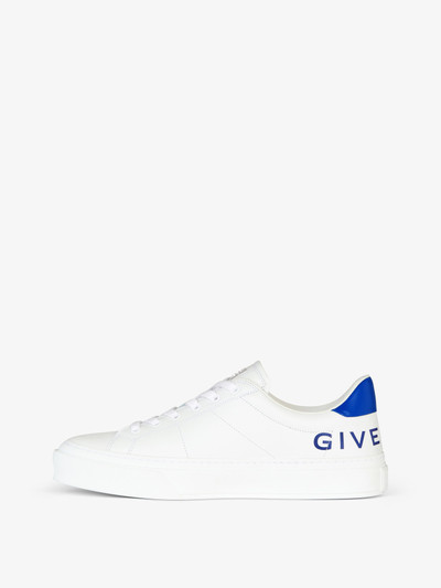 Givenchy GIVENCHY CITY SPORT SNEAKERS IN LEATHER outlook