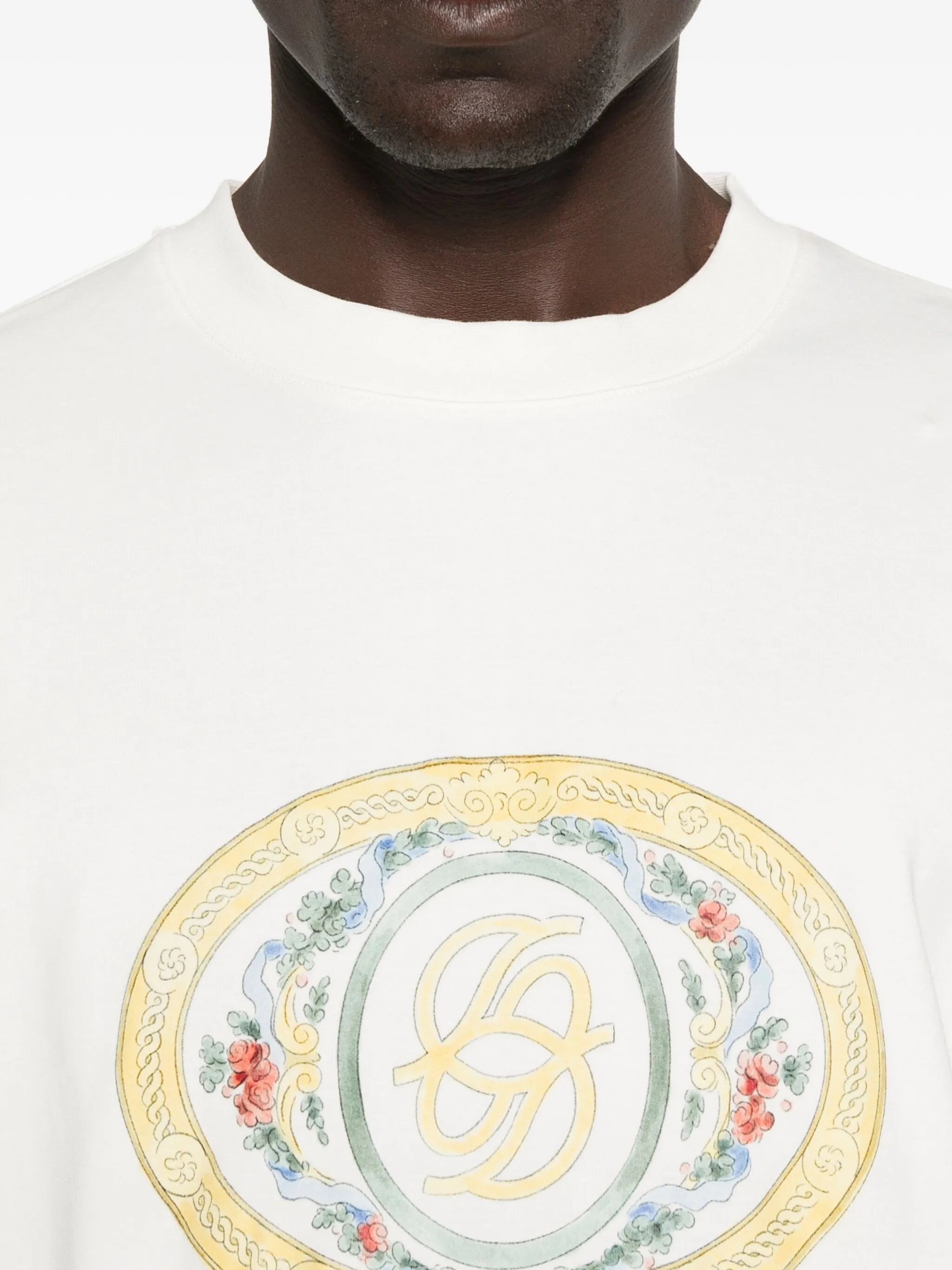 Drole De Monsieur Oval-frame Logo T-shirt - 2