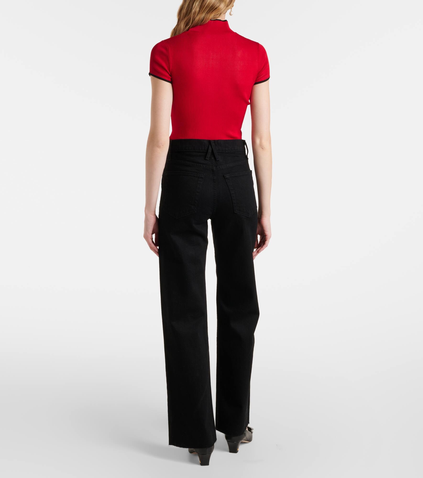 Grace high-rise wide-leg jeans - 3