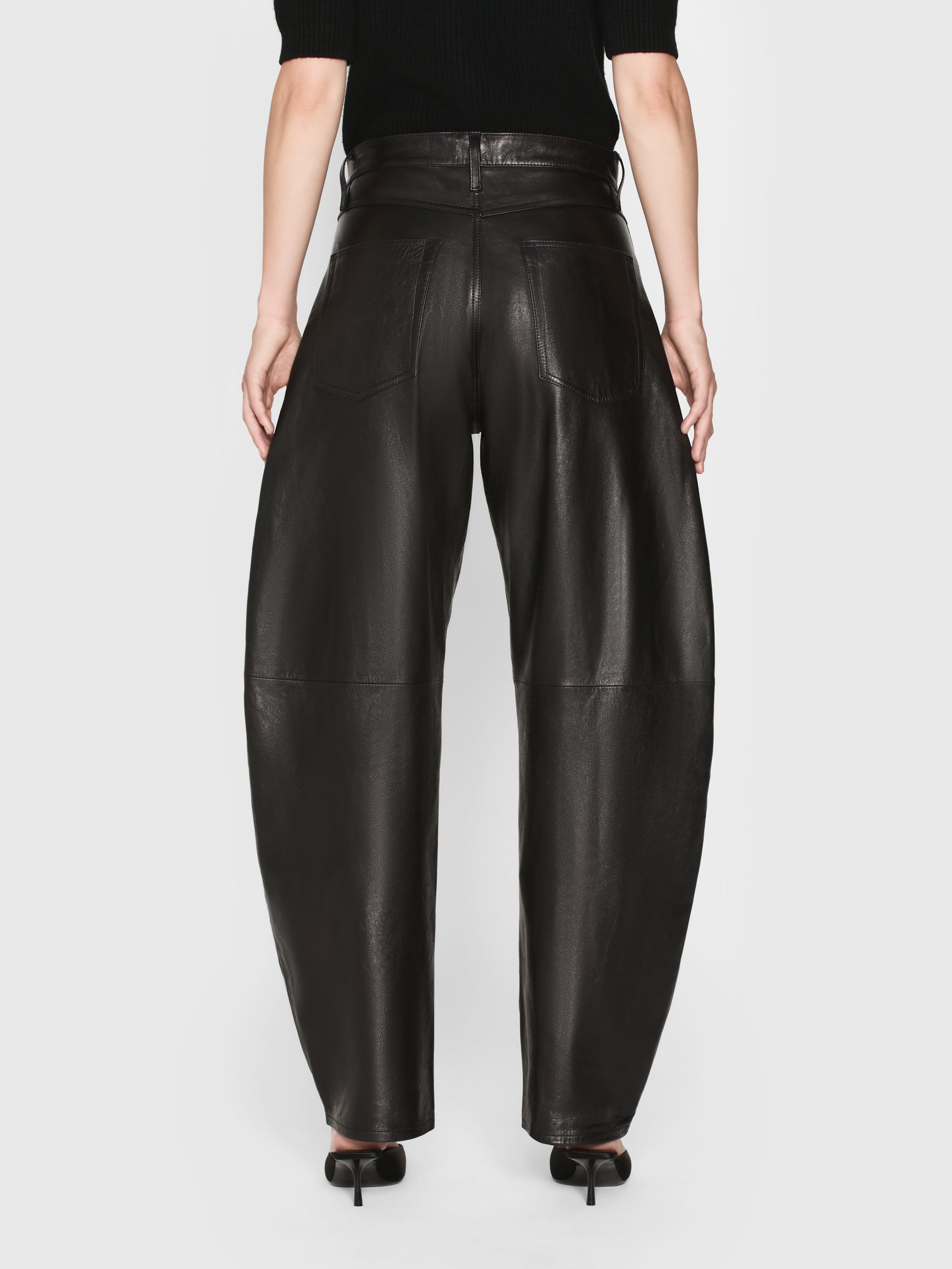 The Leather Bubble in Black - 6