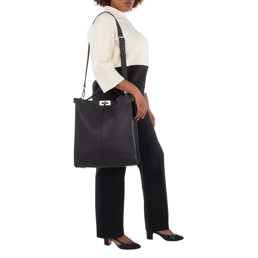 Fendi Peekaboo Iseeu Iconic Twist Lock Tote - 2