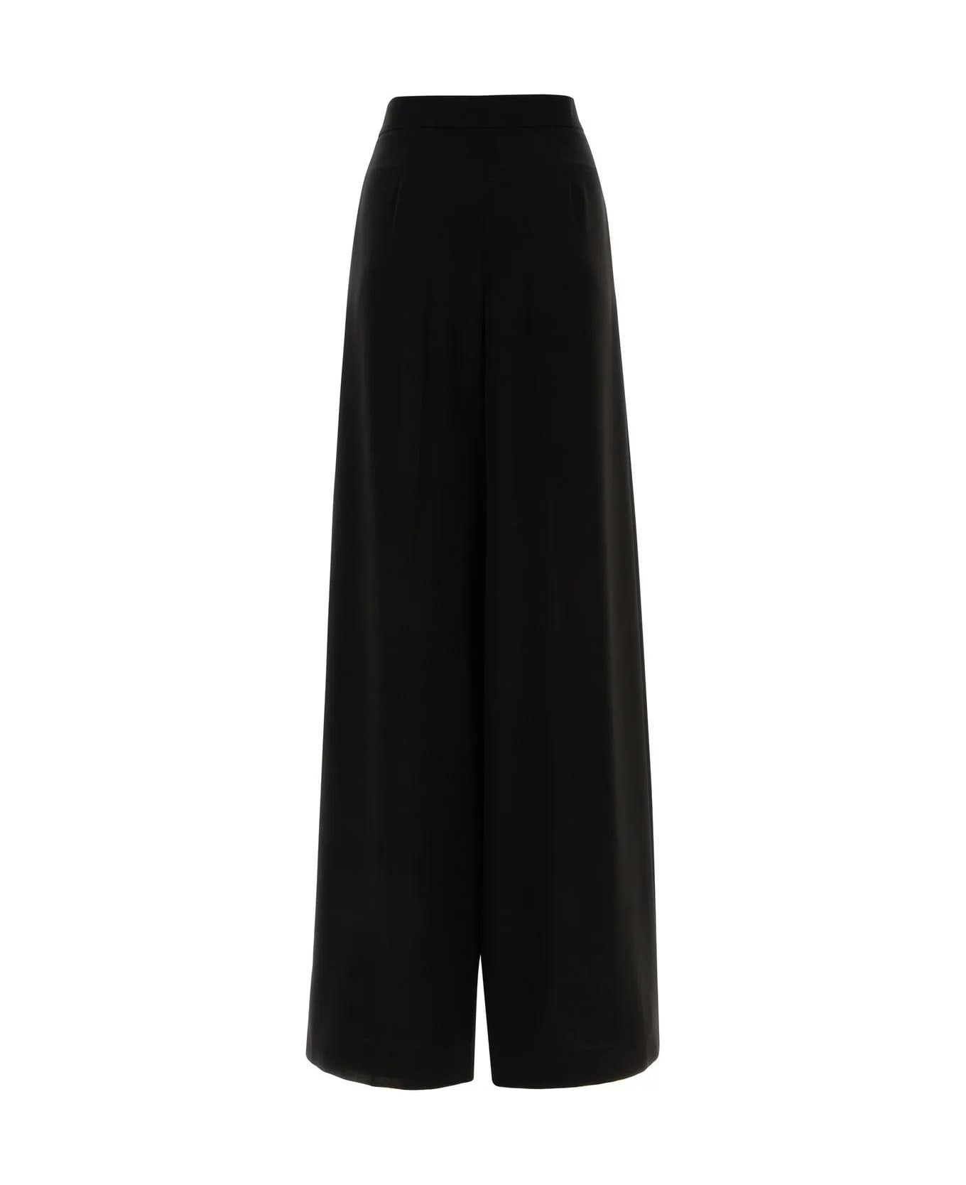 Black Cady Lino Wide-leg Pant - 2