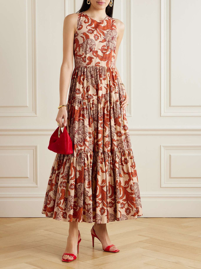 La DoubleJ Sleeveless cotton-poplin maxi dress outlook