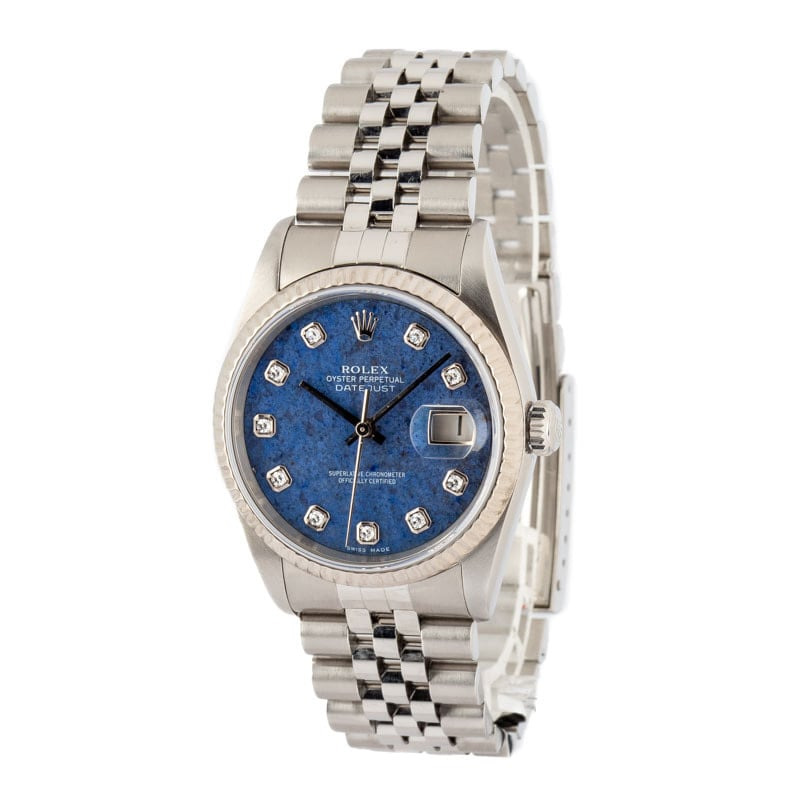 Rolex Datejust 16234 Diamond Sodalite Dial - 2