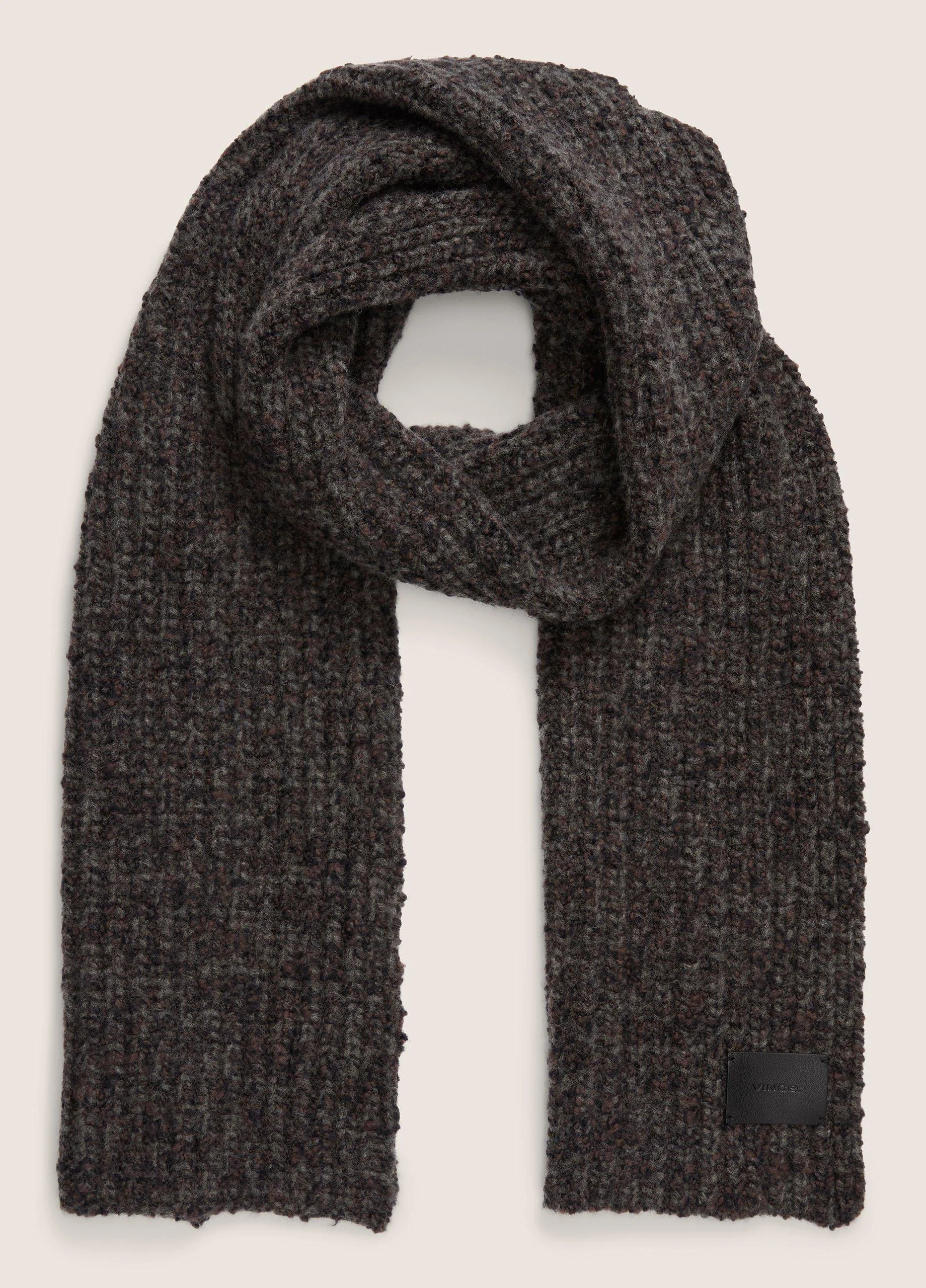 Macro-Bouclé Merino Wool-Blend Scarf - 1