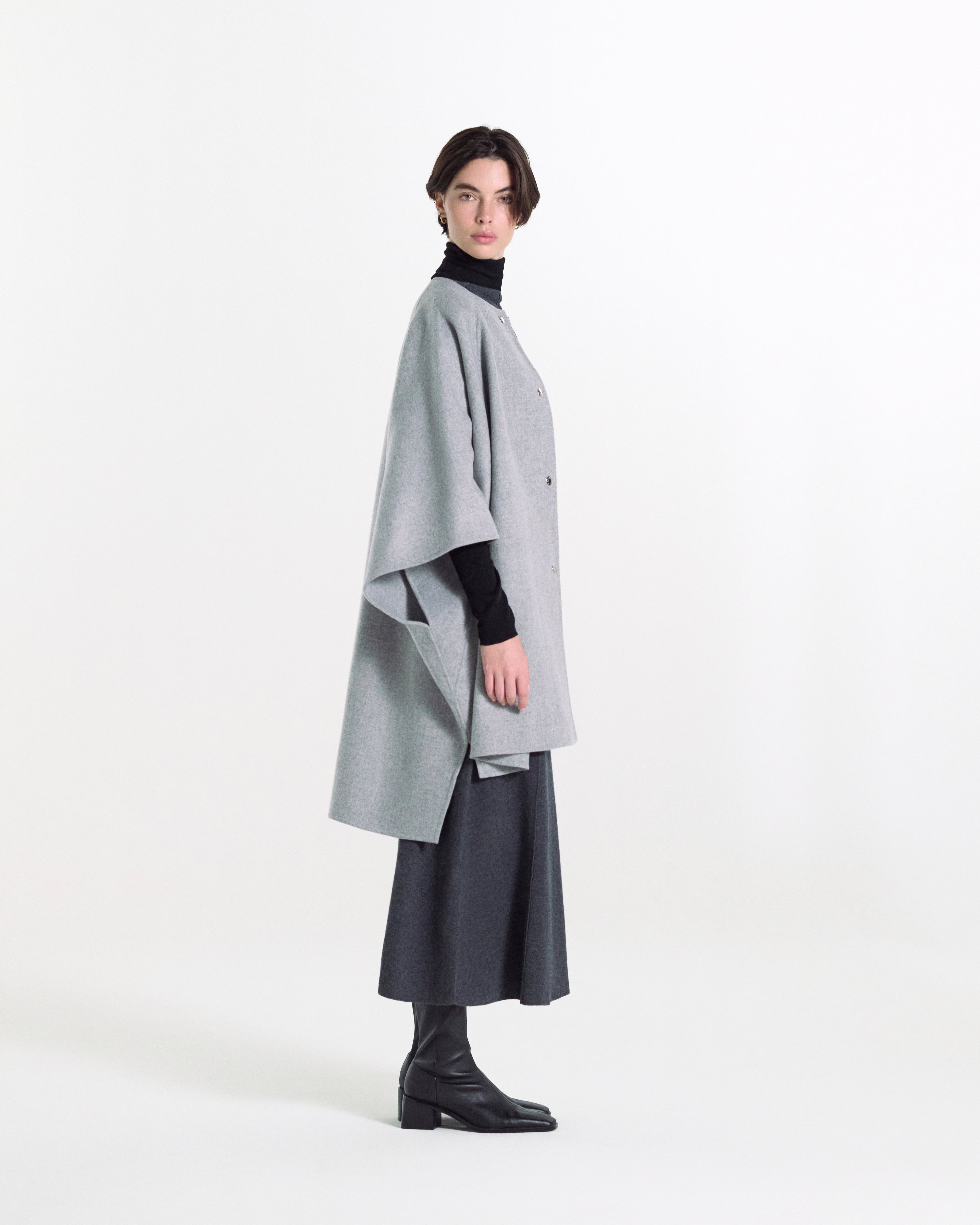 Sanquhar Wool Cape - 3