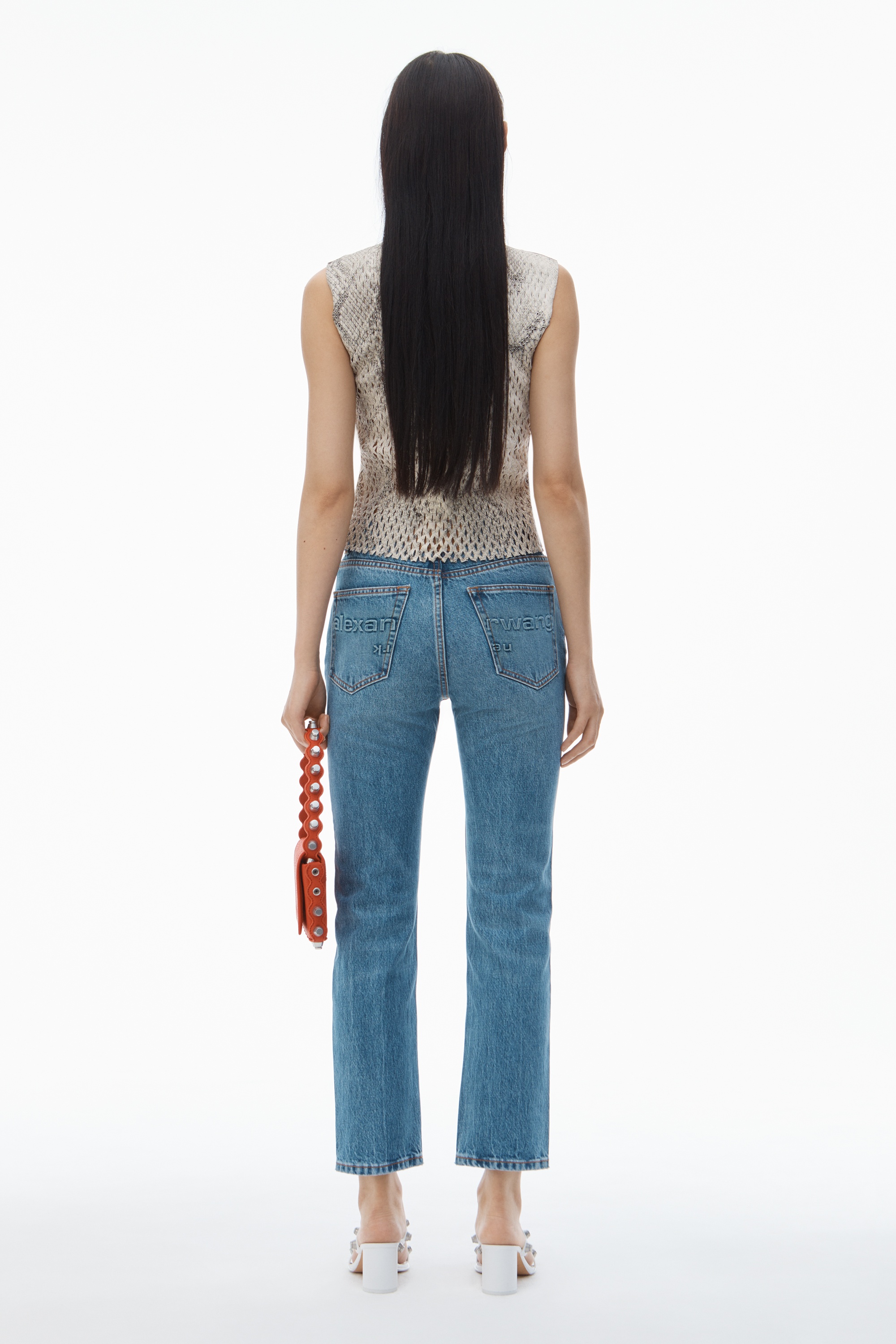 High-Rise Stovepipe Jeans - 4