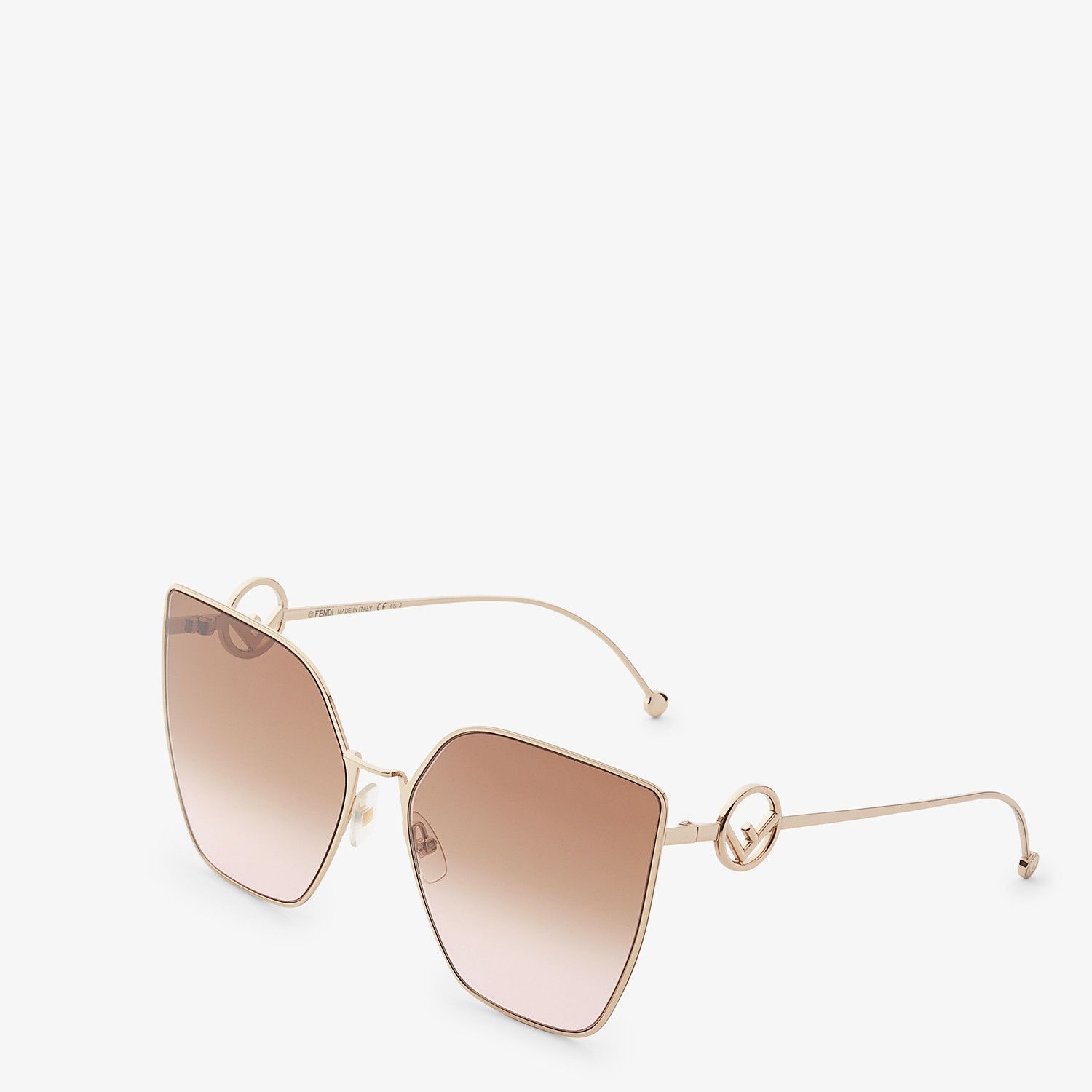 Gold-colored sunglasses - 2