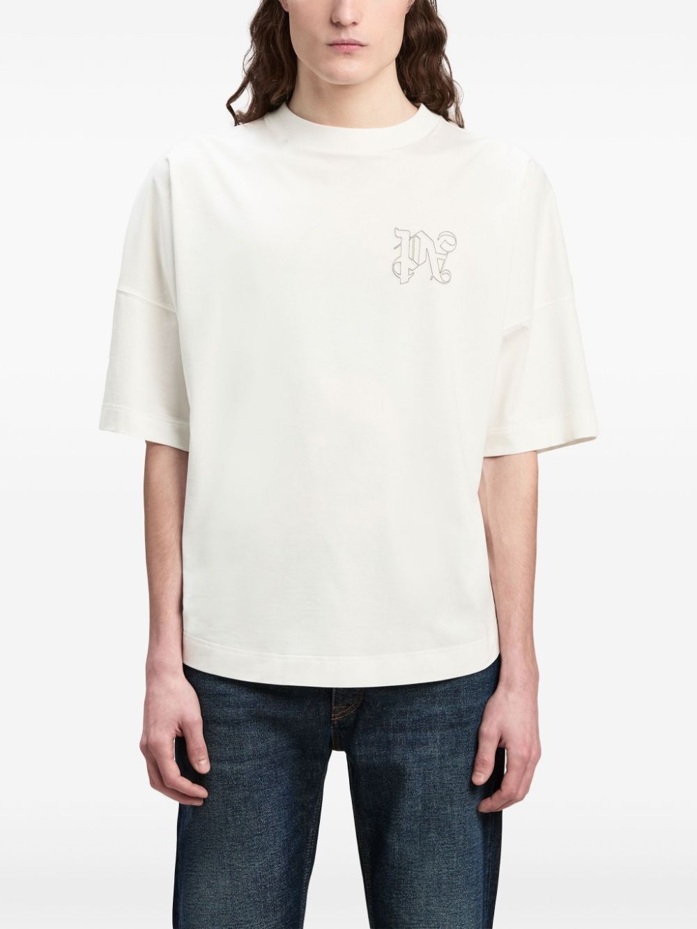 PA Monogram-embroidered T-shirt - 3