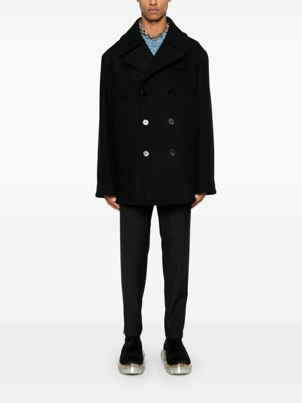 wool coat - 2